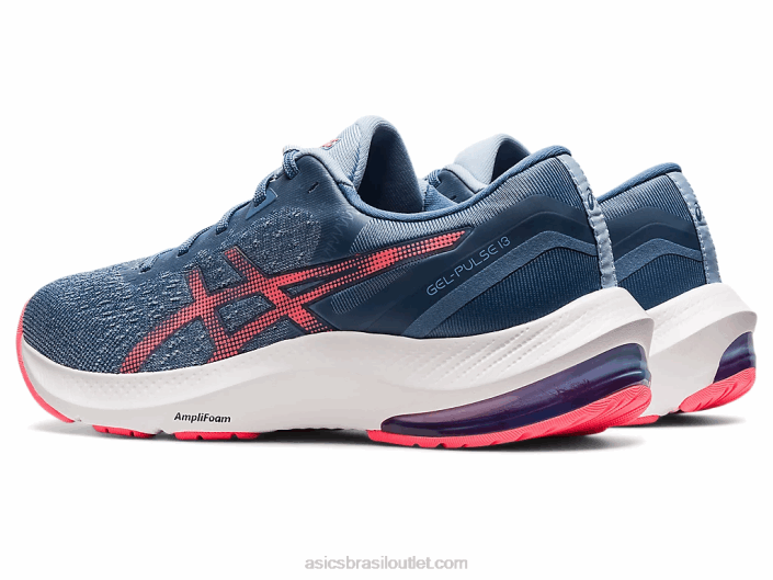 pulso de gel 13 462T3731 azul tempestade/coral ardente Asics