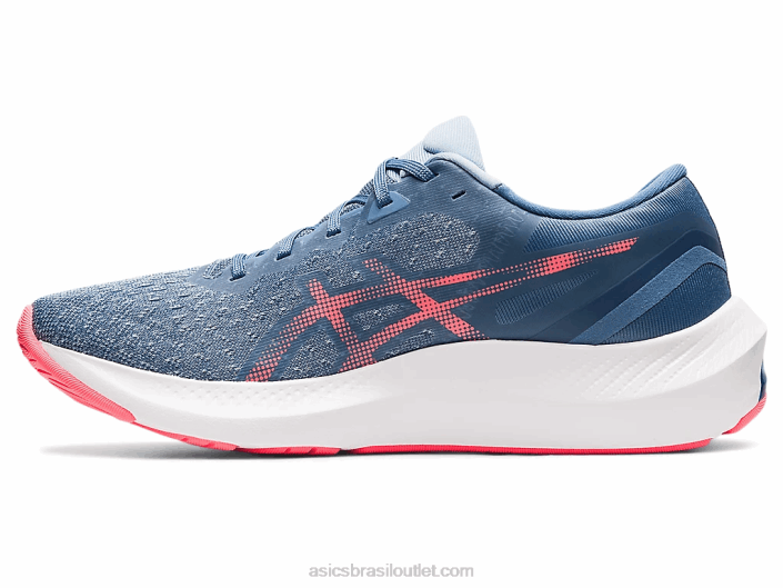 pulso de gel 13 462T3731 azul tempestade/coral ardente Asics