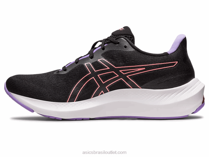 pulso de gel 14 462T2483 preto/mamão Asics