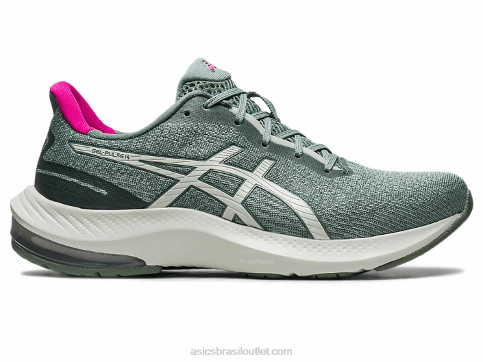 pulso de gel 14 462T2517 cinza ardósia/hera Asics