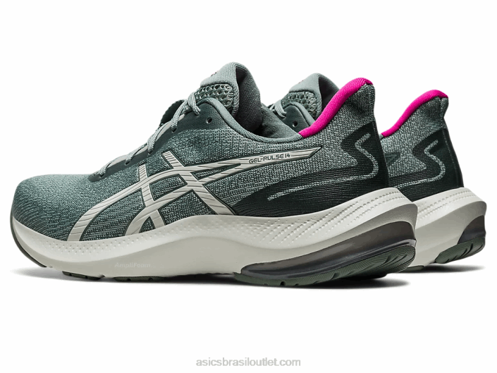 pulso de gel 14 462T2517 cinza ardósia/hera Asics