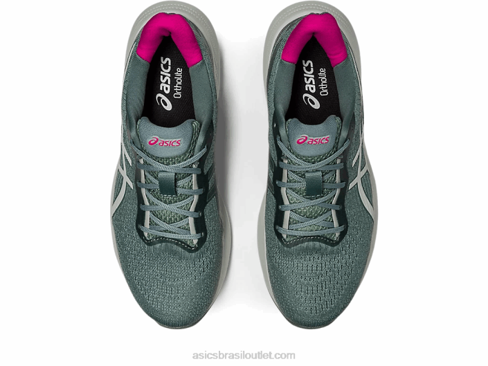 pulso de gel 14 462T2517 cinza ardósia/hera Asics