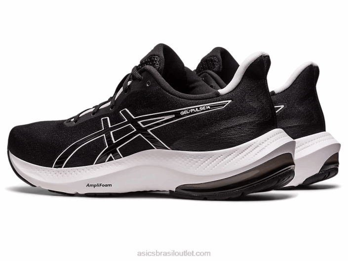 pulso de gel 14 462T2546 Preto branco Asics