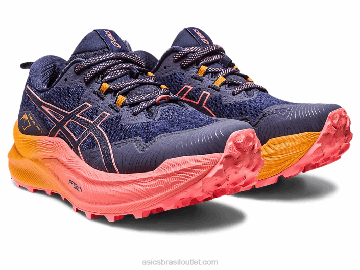 trabuco max 2 462T2286 meia-noite/mamão Asics