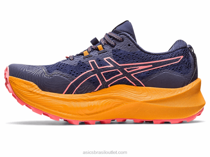 trabuco max 2 462T2286 meia-noite/mamão Asics