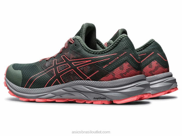 trilha de excitação de gel 462T2394 hera/mamão Asics