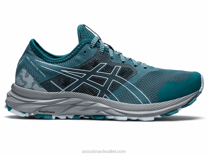 trilha de excitação de gel 462T2851 pinho enevoado/céu suave Asics
