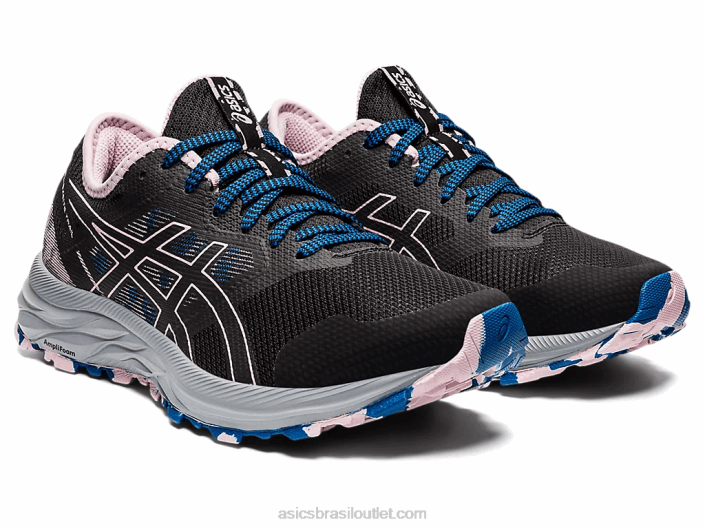 trilha de excitação de gel 462T3541 preto/quase rosa Asics