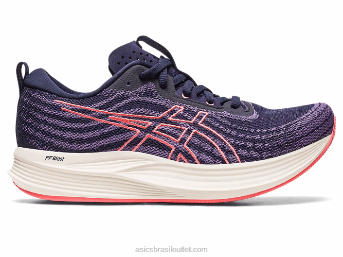 velocidade de evolução 462T2545 meia-noite/mamão Asics