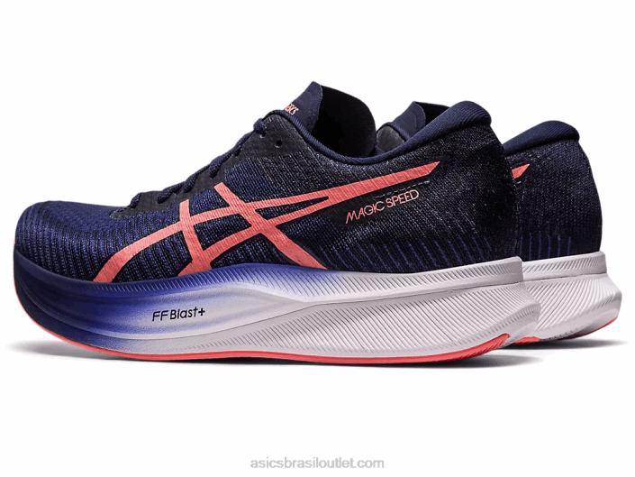velocidade mágica 2 462T2327 azul índigo/mamão Asics