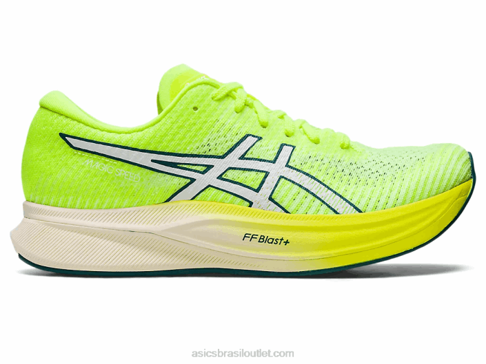 velocidade mágica 2 462T2700 segurança amarelo/branco Asics