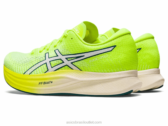 velocidade mágica 2 462T2700 segurança amarelo/branco Asics