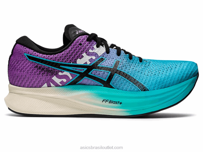 velocidade mágica 2 ekiden 462T2775 aquário/preto Asics