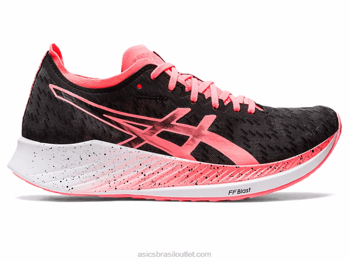 velocidade mágica 462T3649 coral preto/brilhante Asics