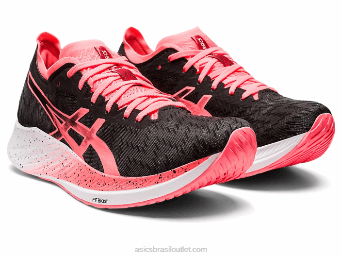 velocidade mágica 462T3649 coral preto/brilhante Asics