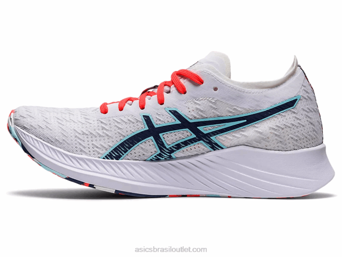 velocidade mágica 462T3741 branco/azul trovão Asics