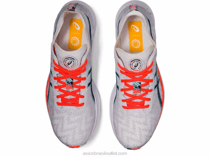 velocidade mágica 462T3741 branco/azul trovão Asics