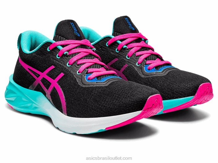 versablast 2 462T2985 preto/rosa brilhante Asics