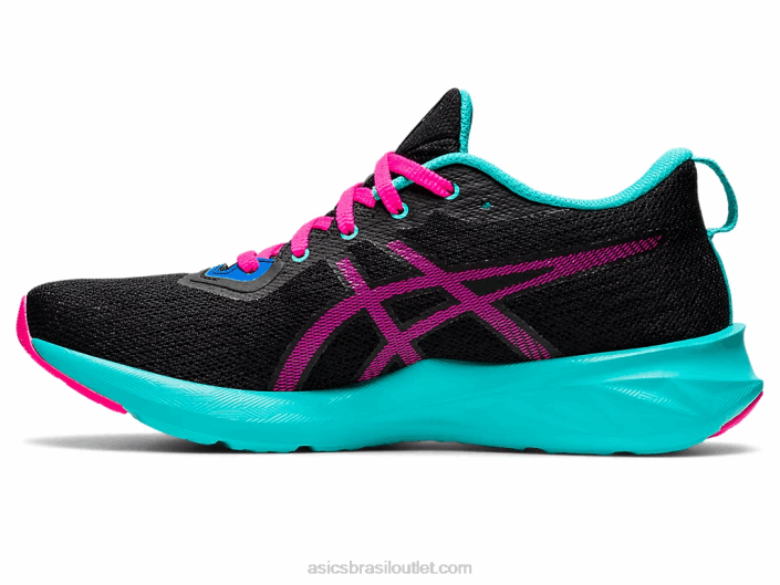 versablast 2 462T2985 preto/rosa brilhante Asics