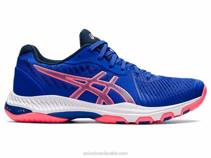 netburner balístico ff 2 462T2356 lápis-lazúli azul/coral ardente Asics
