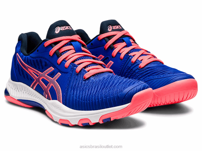 netburner balístico ff 2 462T2356 lápis-lazúli azul/coral ardente Asics