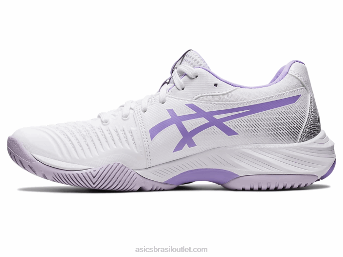 netburner balístico ff 3 462T2580 branco/violeta digital Asics