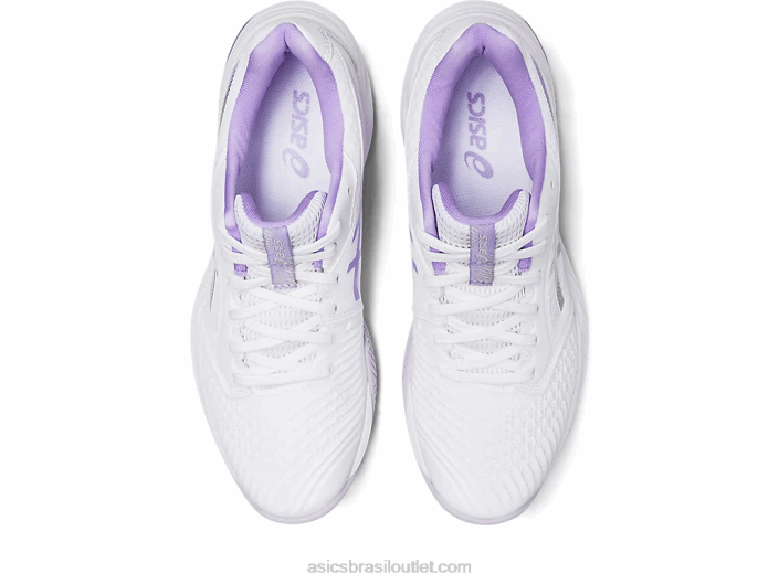 netburner balístico ff 3 462T2580 branco/violeta digital Asics