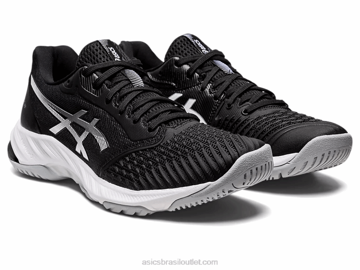 netburner balístico ff 3 462T3103 preto/prata pura Asics