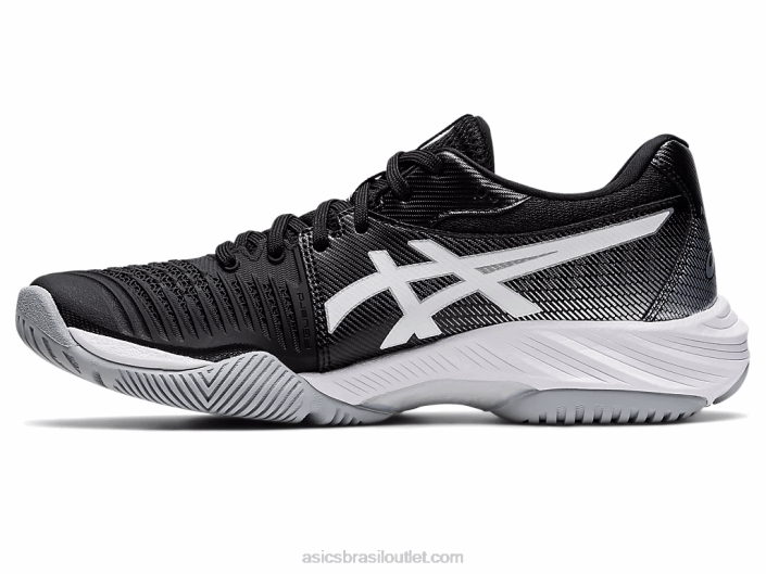netburner balístico ff 3 462T3103 preto/prata pura Asics