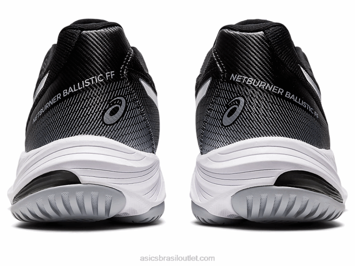 netburner balístico ff 3 462T3103 preto/prata pura Asics