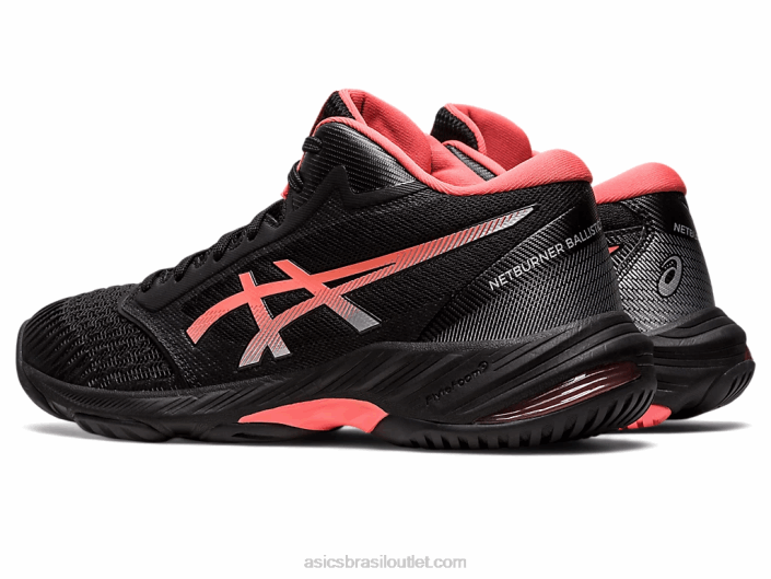 netburner balístico ff mt 3 462T2549 preto/mamão Asics