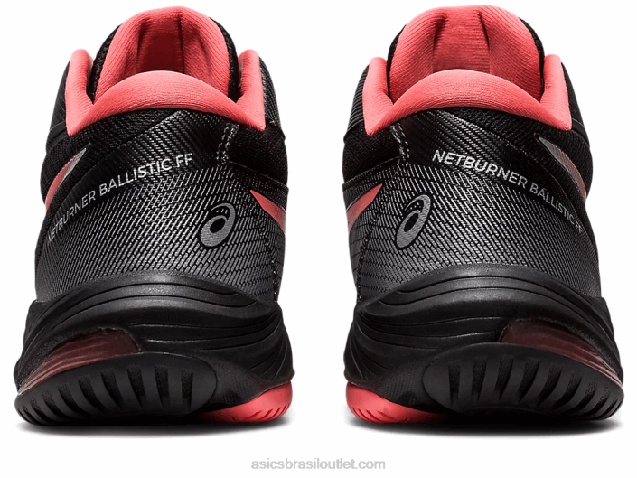 netburner balístico ff mt 3 462T2549 preto/mamão Asics