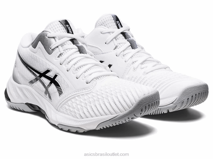 netburner balístico ff mt 3 462T3049 Branco preto Asics