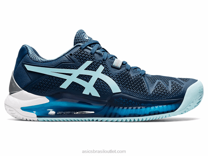argila de resolução de gel 8 462T3259 índigo claro/azul claro Asics