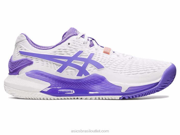 argila de resolução de gel 9 462T2452 branco/ametista Asics