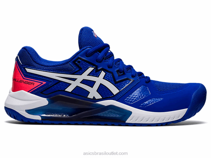 desafio de gel 13 462T3597 lápis-lazúli azul/branco Asics