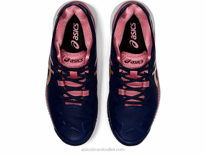gel-resolução 8 462T3894 pavão/ouro rosa Asics