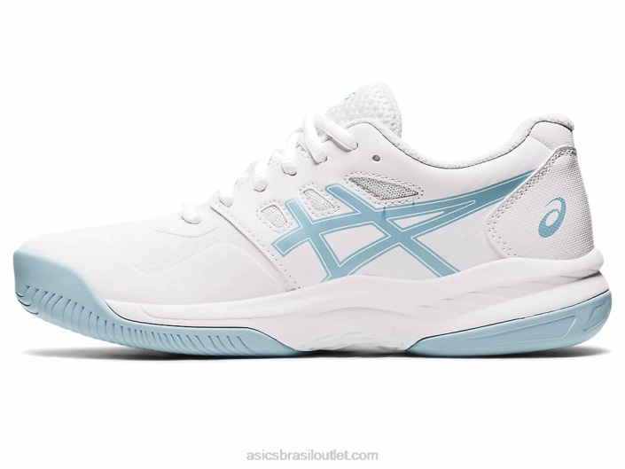 jogo de gel 8 462T3192 branco/azul fumaça Asics