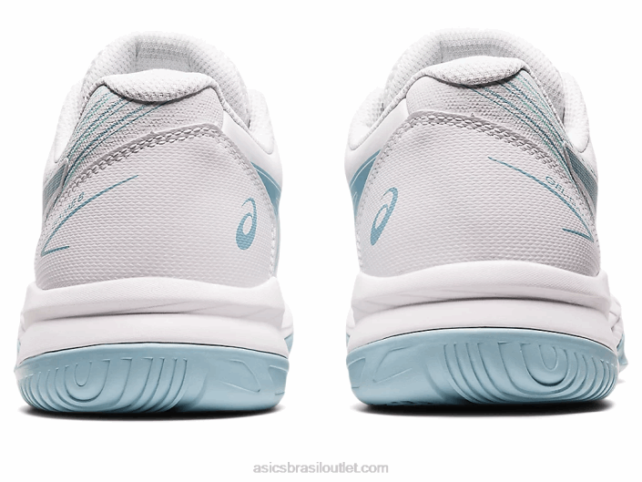 jogo de gel 8 462T3192 branco/azul fumaça Asics
