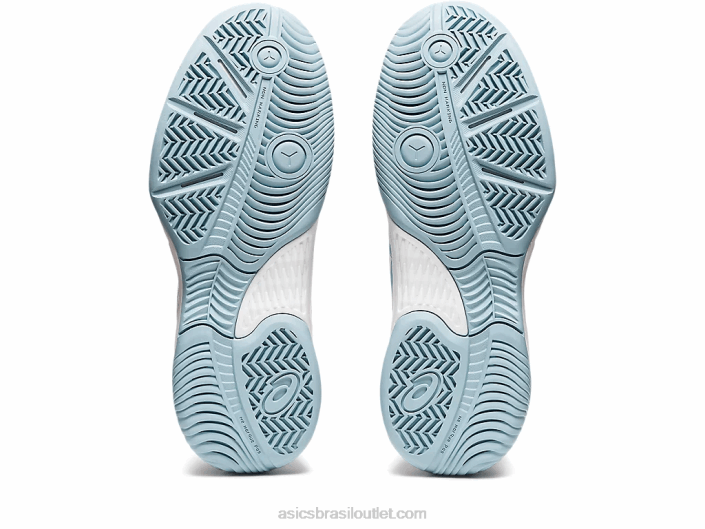 jogo de gel 8 462T3192 branco/azul fumaça Asics