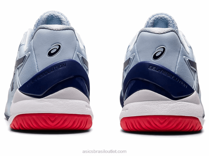 resolução de gel 8 de largura 462T3107 céu suave/mergulho azul Asics