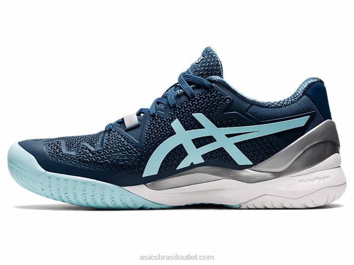 resolução de gel 8 de largura 462T3521 índigo claro/azul claro Asics