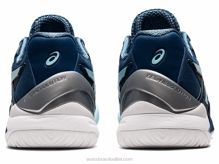 resolução de gel 8 de largura 462T3521 índigo claro/azul claro Asics