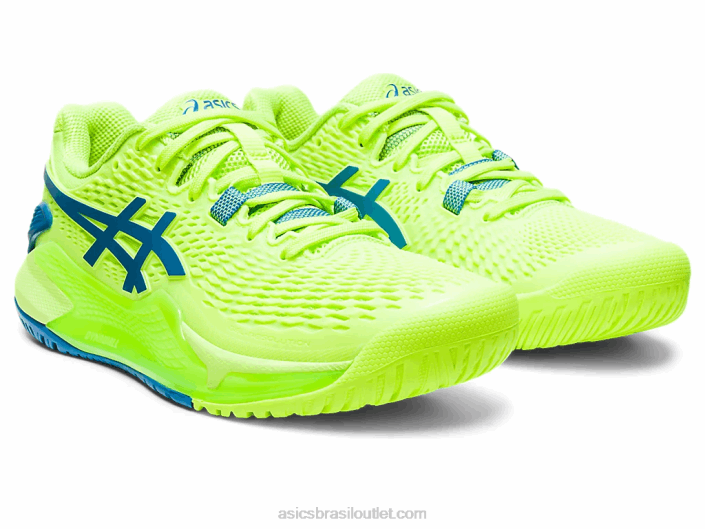 resolução de gel 9 462T2170 perigo verde/azul renascido Asics