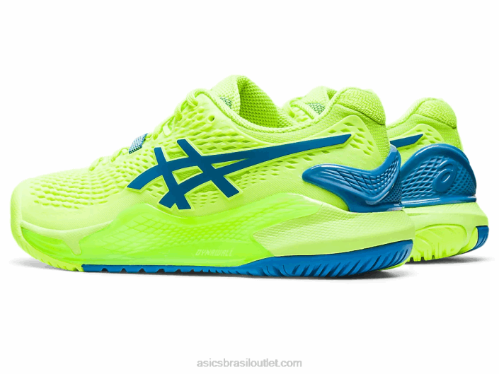 resolução de gel 9 462T2170 perigo verde/azul renascido Asics