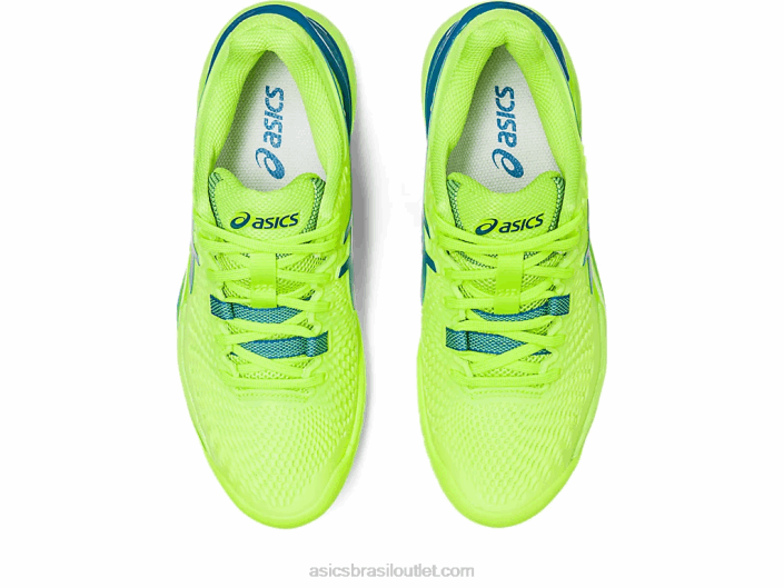 resolução de gel 9 462T2170 perigo verde/azul renascido Asics