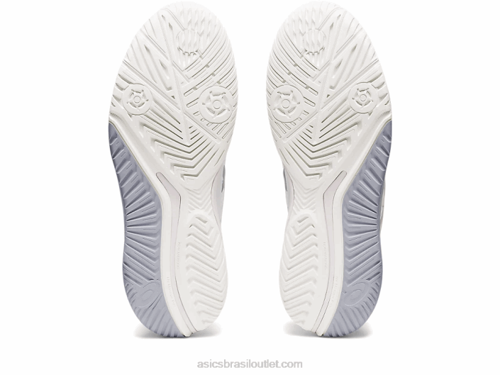 resolução de gel 9 462T2390 branco/prata pura Asics