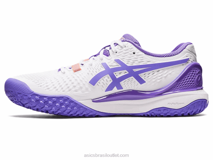 resolução de gel 9 oc 462T2528 branco/ametista Asics