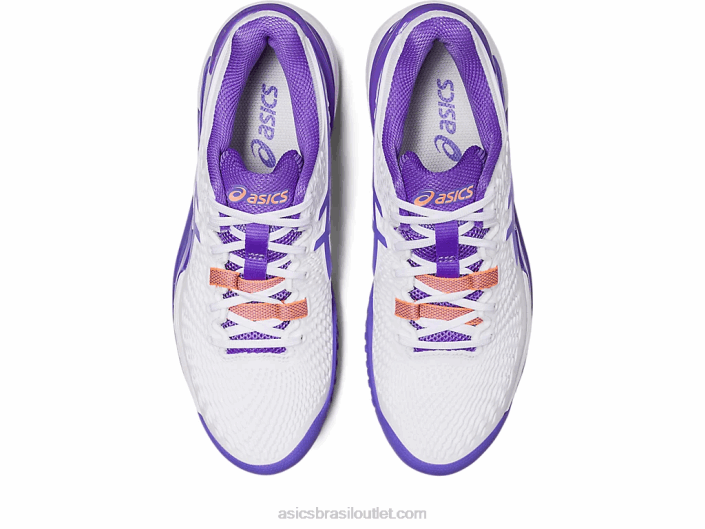 resolução de gel 9 oc 462T2528 branco/ametista Asics