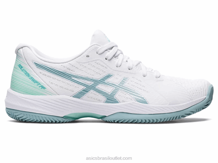 solução rápida ff argila 462T3175 branco/azul fumaça Asics